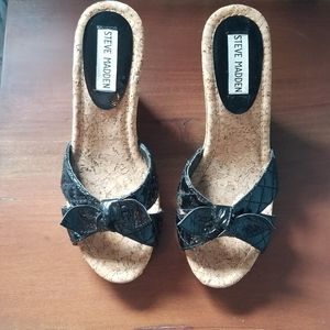 Steve Madden Cork Wedges